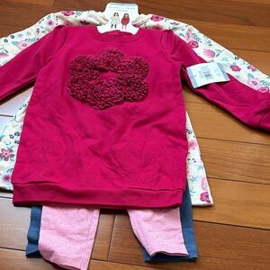 Koala Kids Pink and Cream Matching Set
